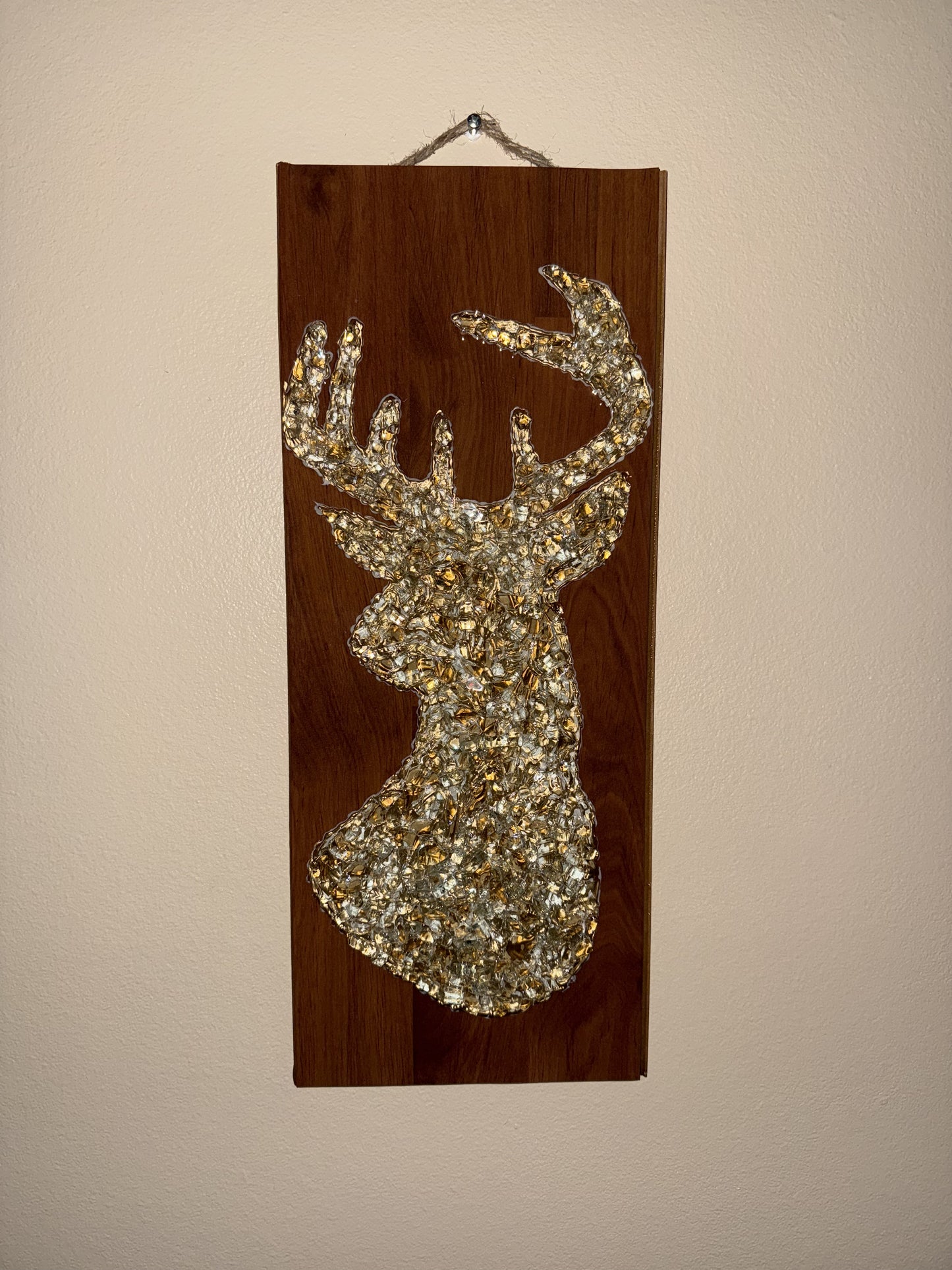 Deer Silhouette “IT IS GOLDEN” 7x20