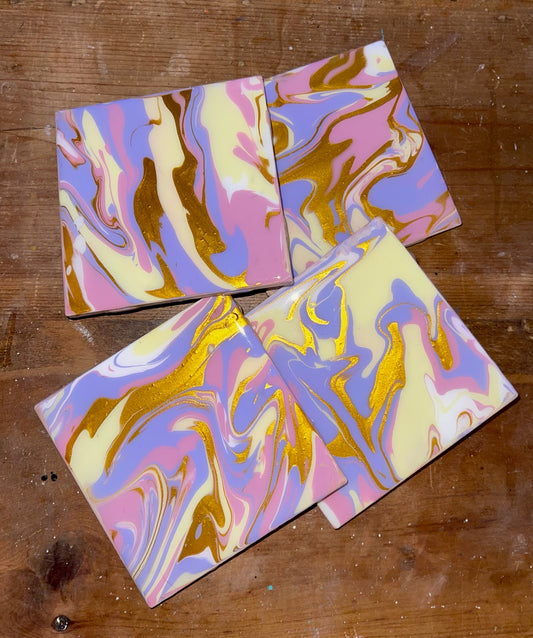 Coasters Pastels