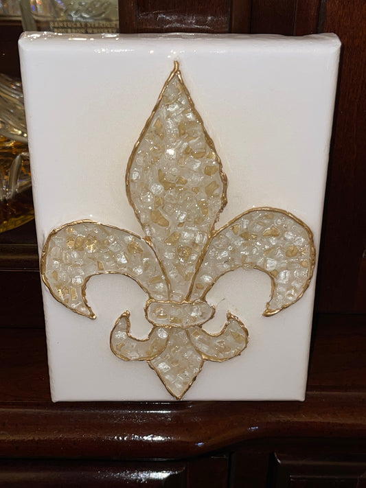 Fleur De Lis Clear 5x7