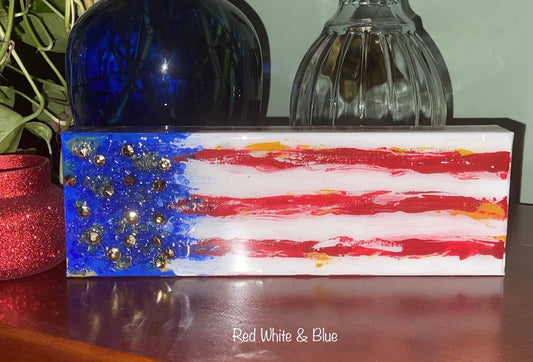 US Flag Abstract 4x12