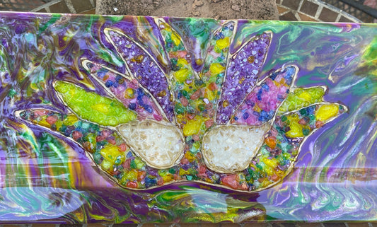 Mardi Gras Mask 7x15