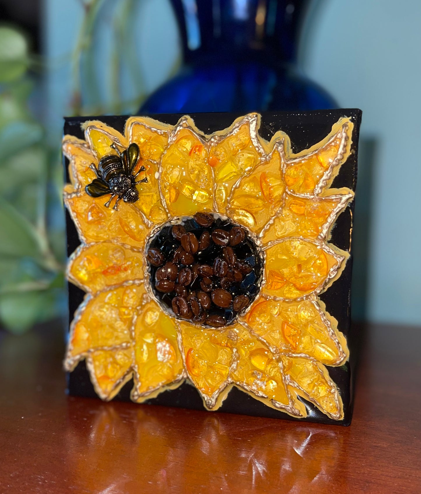 Sweet Smell of Coffee Sunflower 6x6